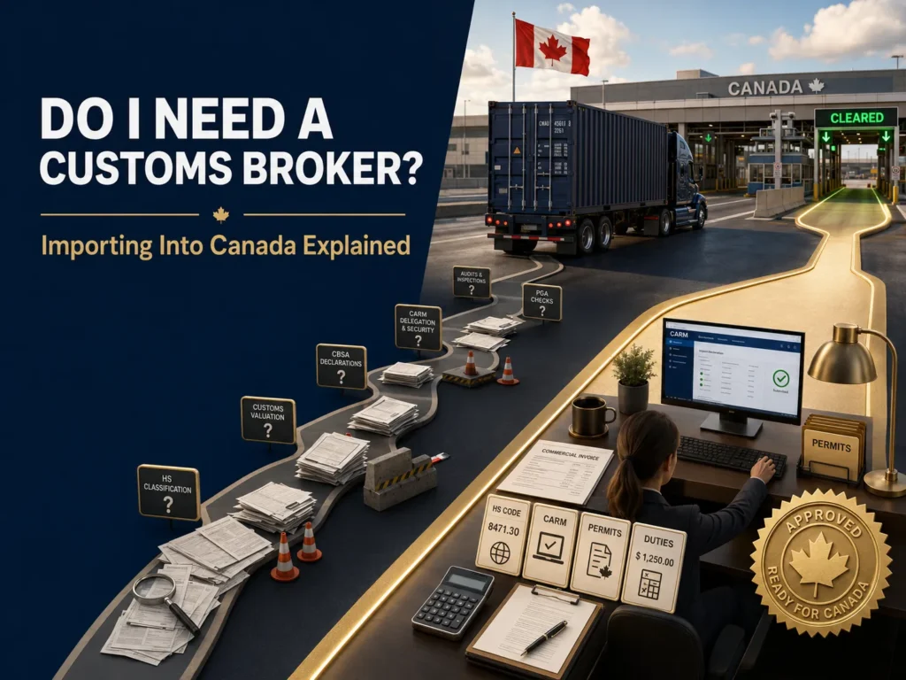 Do I Need a Customs Broker to Import into Canada?