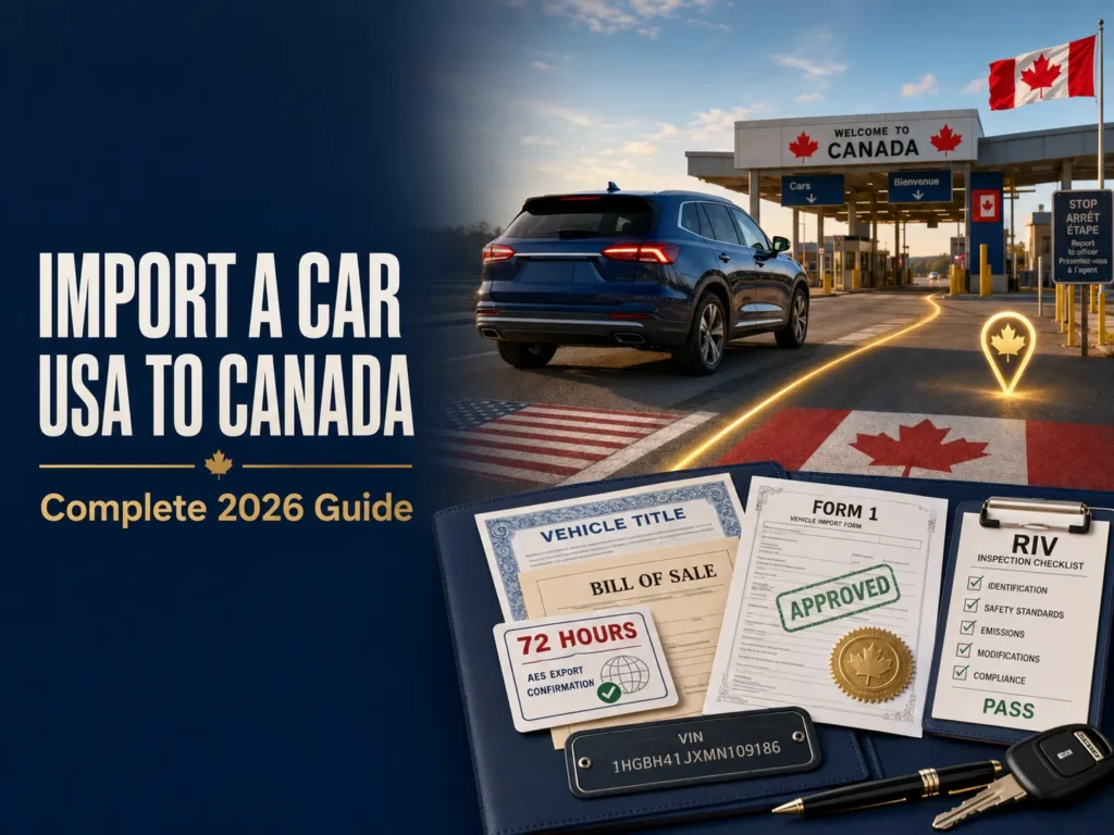 How to Import a Car from the USA to Canada: Complete 2026 Guide